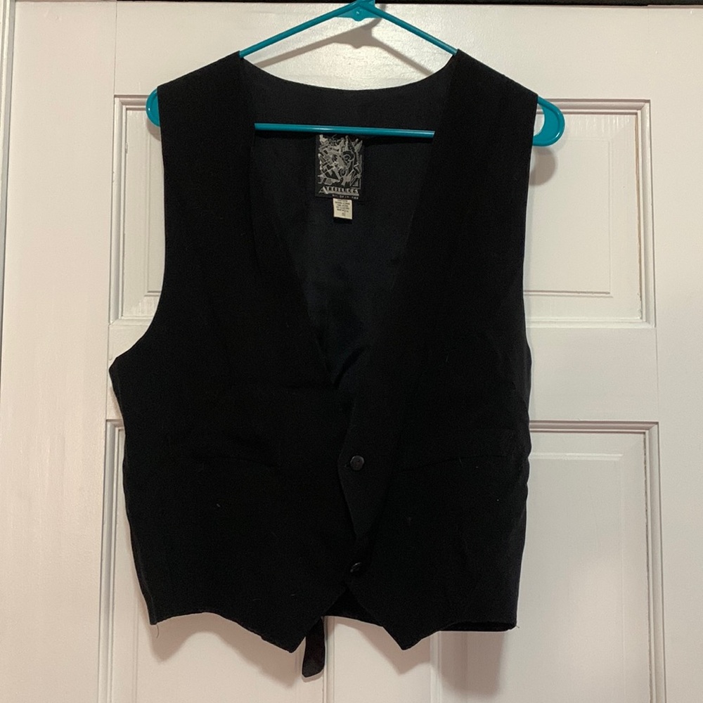 Satin Black vest